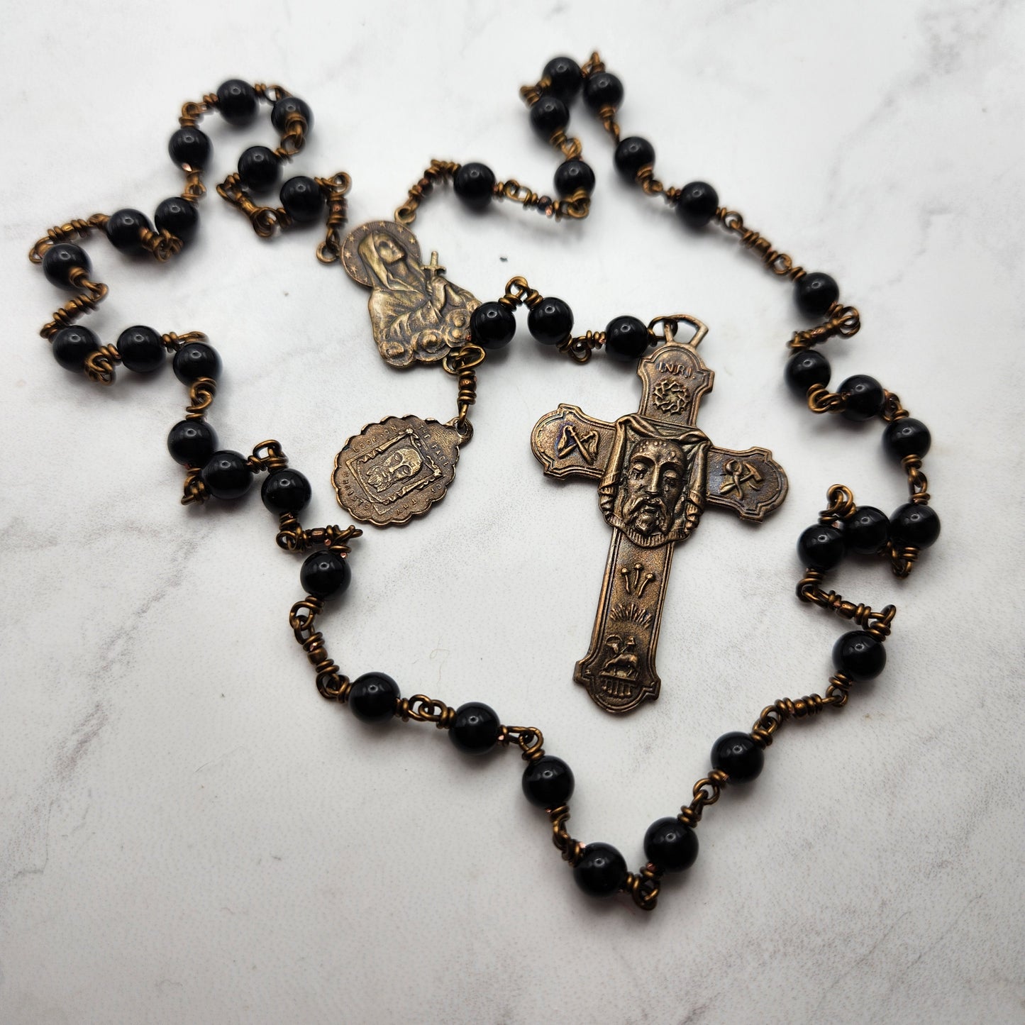 Holy Face Chaplet – Handmade Catholic Prayer Beads
