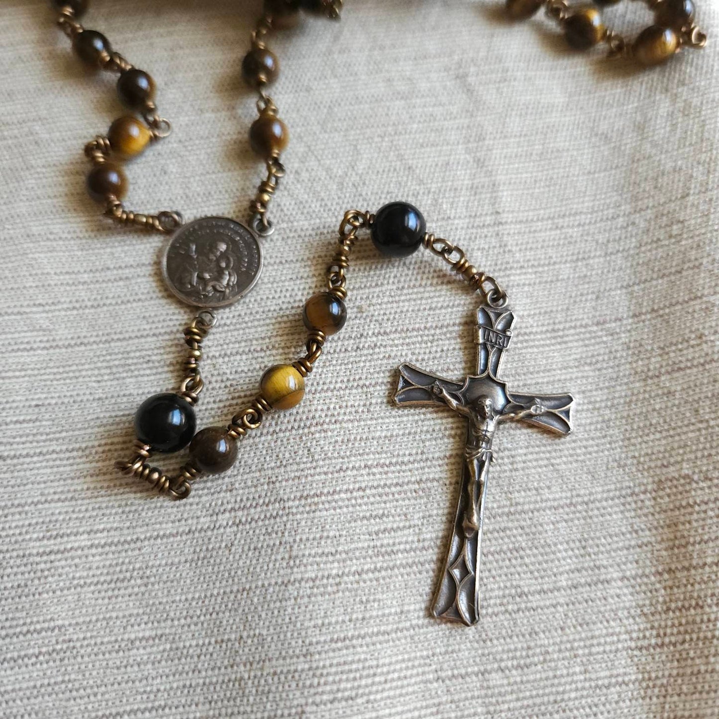 St. Joseph Rosary, Catholic Rosary for Men, Rosary for Priest St Joseph Rosary, Rosary Unbreakable Rosary, Rosary Beads for Men