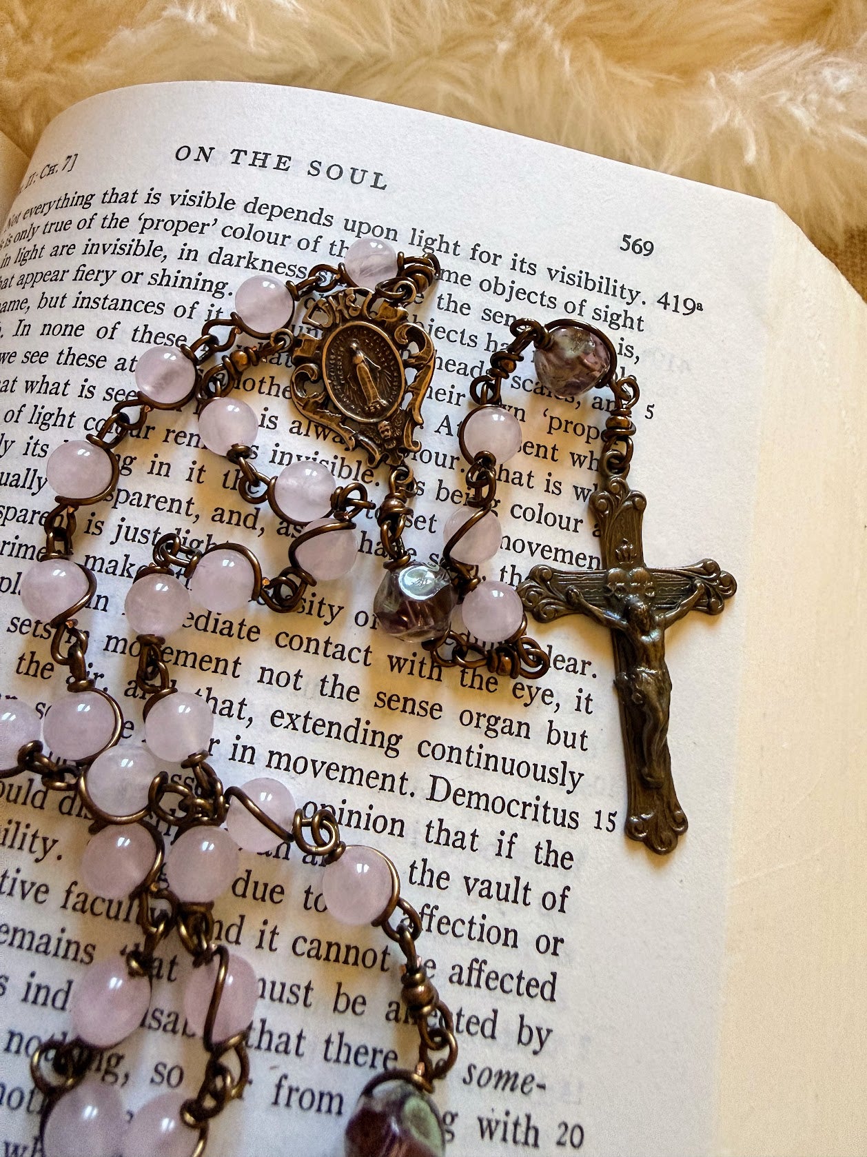 Rose Quartz Rosary