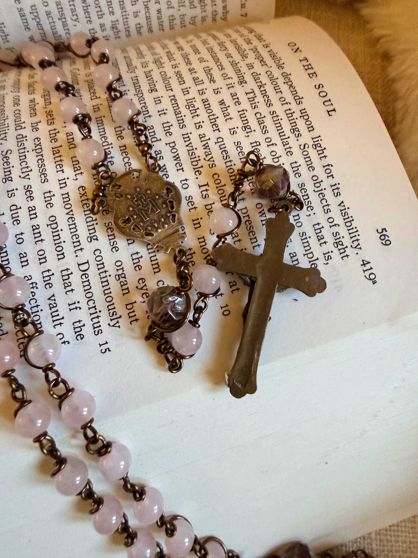 Rose Quartz Rosary