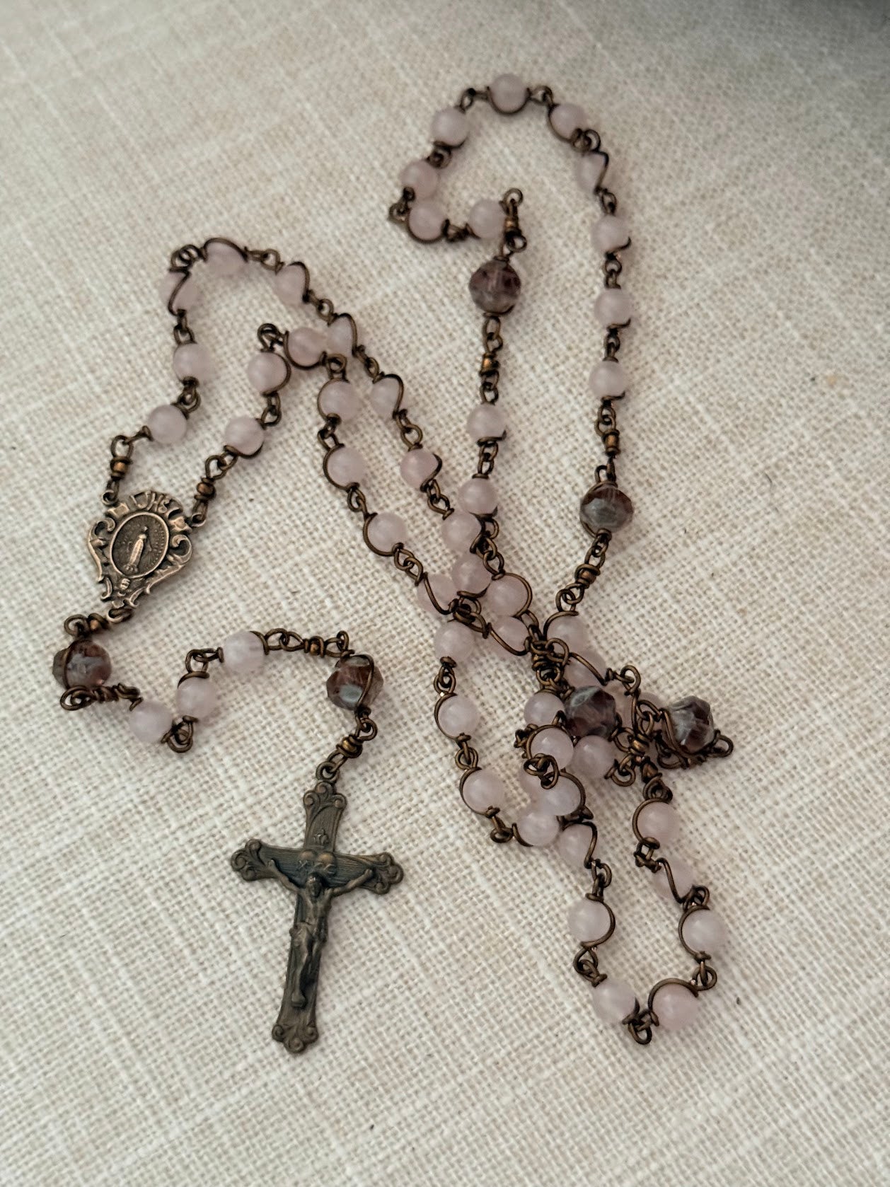 Rose Quartz Rosary