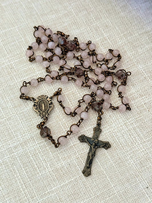 Rose Quartz Rosary