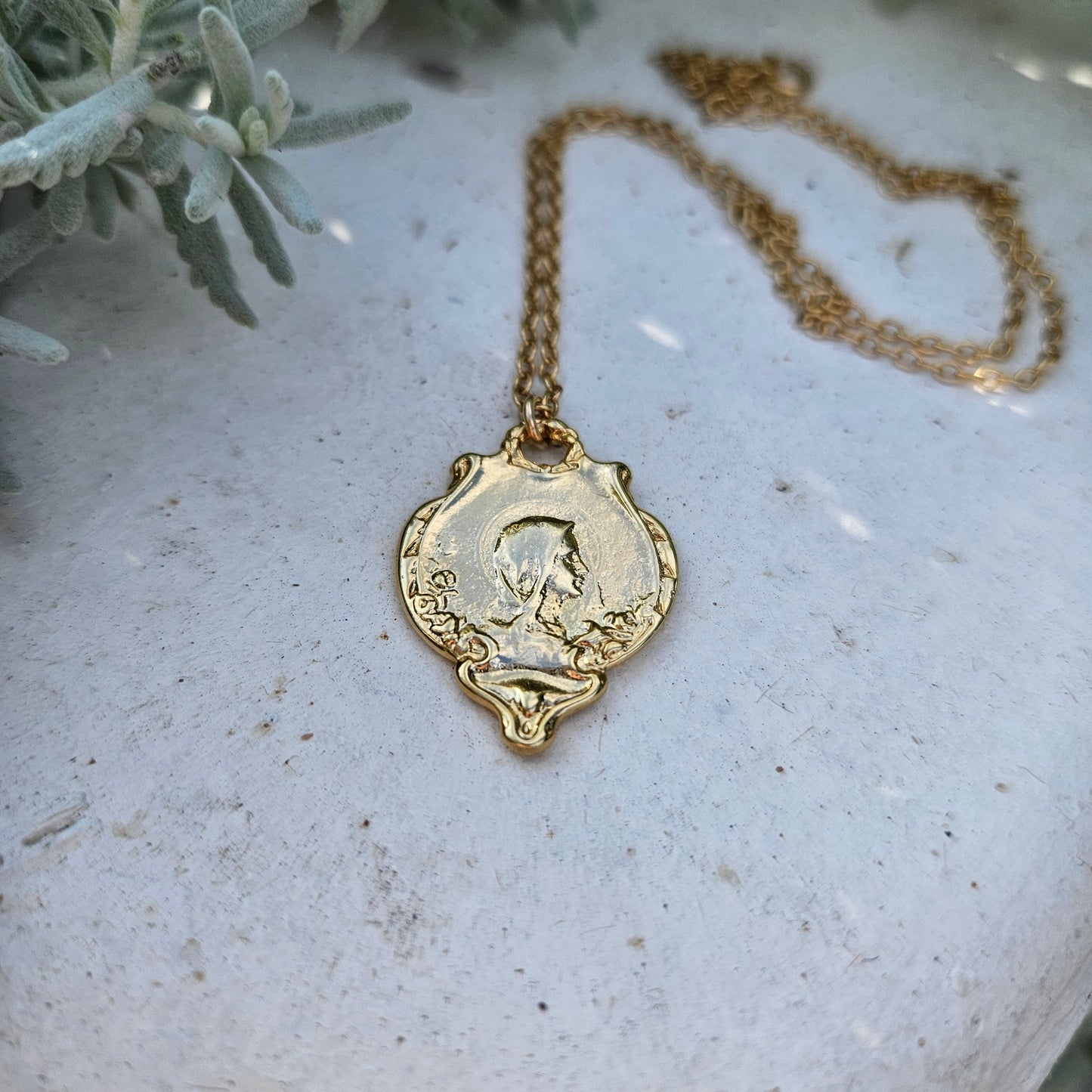 Rosa Mystica Gold Necklace