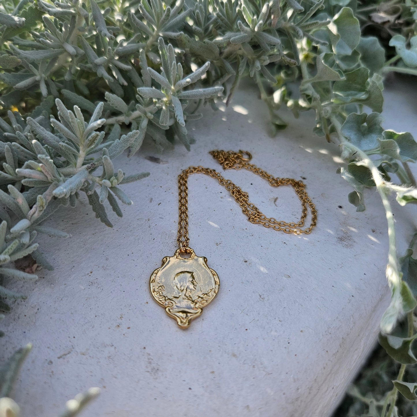 Rosa Mystica Gold Necklace